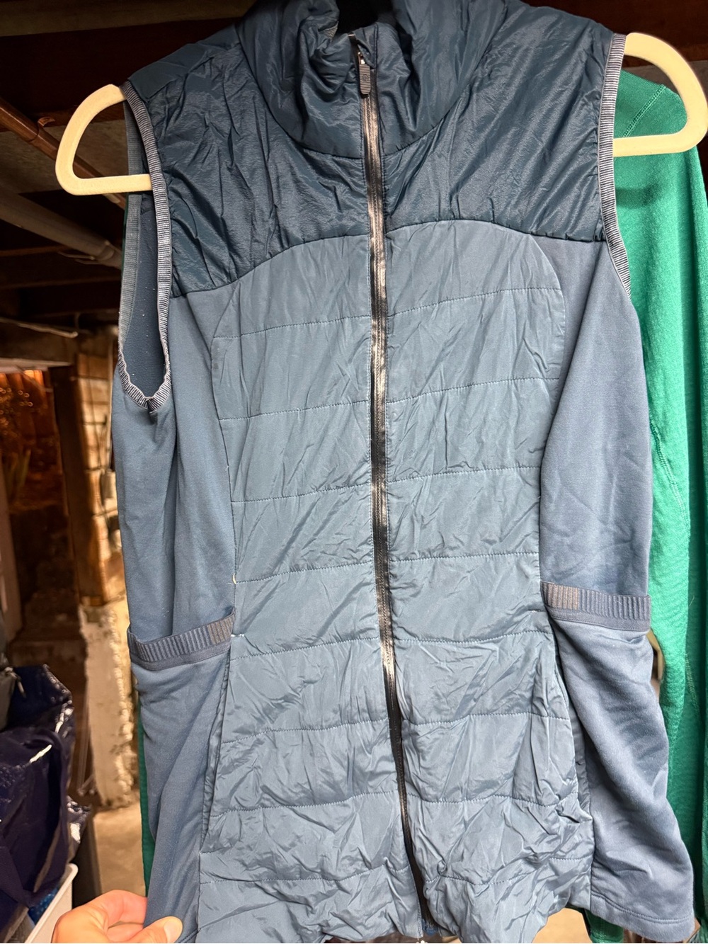 Lulu lemon vest  Blue Sleeveless Jacket - Lightweight Zip Front